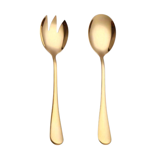 Salatbesteck gold